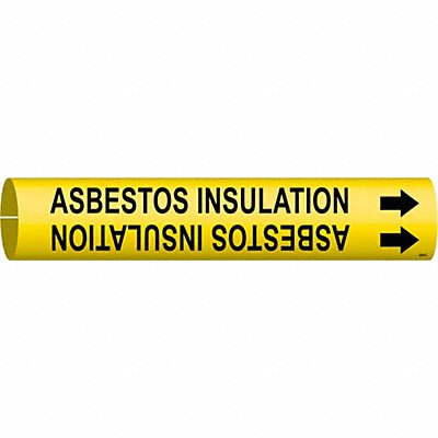 Pipe Marker Asbestos Insulation MPN:4009-D