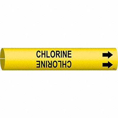 Pipe Marker Chlorine 7/8 in H 7/8 in W MPN:4025-B