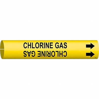 Pipe Mrkr Chlorine Gas 13/16in H 4/5in W MPN:4026-A