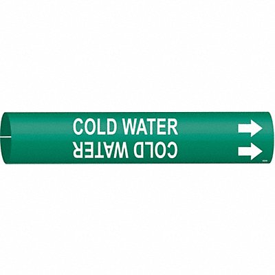 Pipe Marker Cold Water 7/8 in H 7/8 in W MPN:4029-B