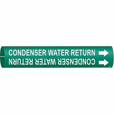 Pipe Marker Condenser Water Return MPN:4040-A