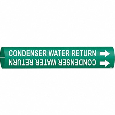 Pipe Marker Condenser Water Return MPN:4040-B