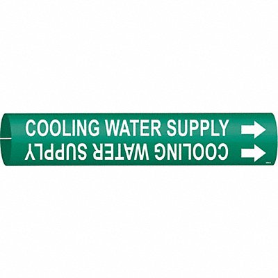 Pipe Mrkr Cooling Water Supply 13/16in H MPN:4044-A