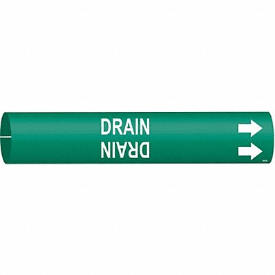 Pipe Marker Drain 7/8 in H 7/8 in W MPN:4055-B