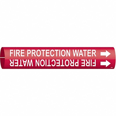 Pipe Markr Fire Protection Water 7/8in H MPN:4060-B