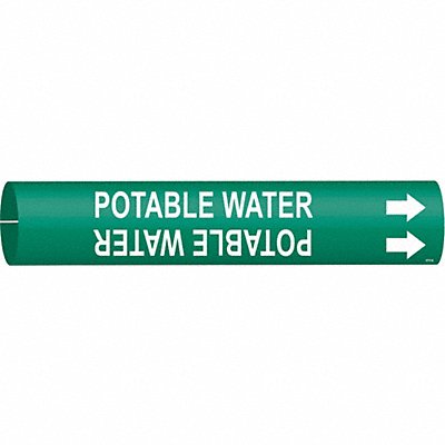 Pipe Mrkr Potable Watr 13/16in H 4/5in W MPN:4111-A