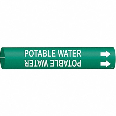 Pipe Markr Potable Water 7/8in H 7/8in W MPN:4111-B