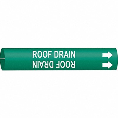 Pipe Marker Roof Drain 7/8 in H 7/8 in W MPN:4121-B