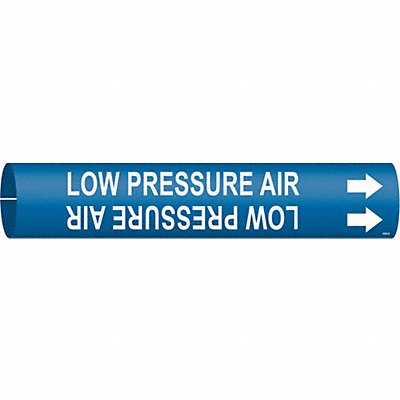 Pipe Marker Low Pressure Air 13/16in H MPN:4342-A