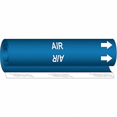 Pipe Marker Air 9 in H 8 in W MPN:5625-I