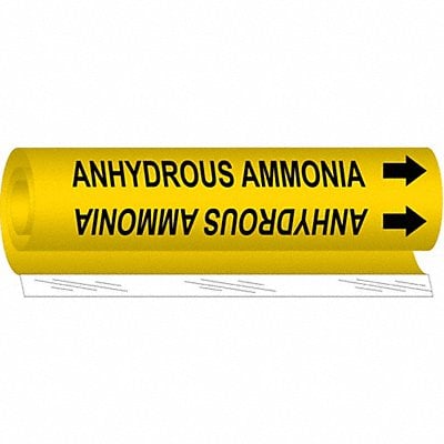 Pipe Marker Anhydrous Ammnia 9in H 8in W MPN:5631-I