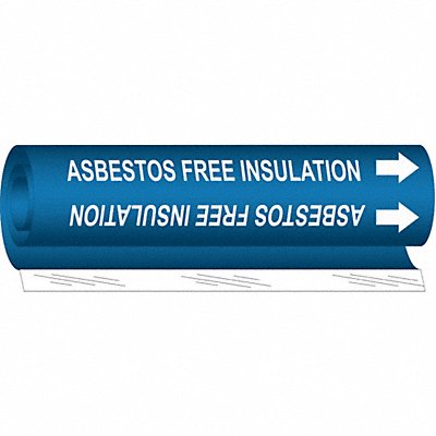 Pipe Marker Asbestos Free Insultn 26in H MPN:5632-II