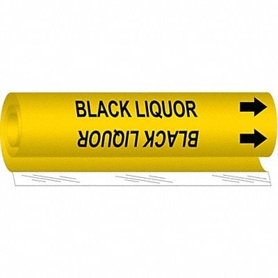 Pipe Mrkr Black Liquor 27 1/2in H 12in W MPN:5634-II