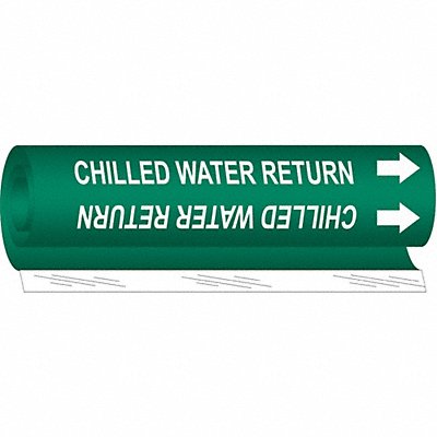 Pipe Mrkr Chilld Water Retrn 9in H 8in W MPN:5647-I