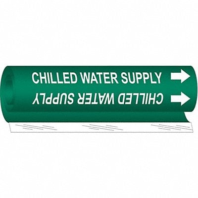 Pipe Mrkr Chilld Water Spply 9in H 8in W MPN:5648-I