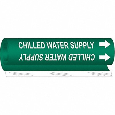 Pipe Marker Chilled Water Supply 26in H MPN:5648-II