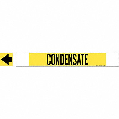 Pipe Marker Condensate 4 in H 24 in W MPN:5662-HPHV