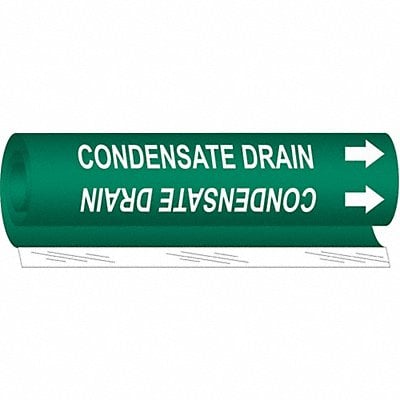 Pipe Marker Condensate Drain 9in H 8in W MPN:5663-I