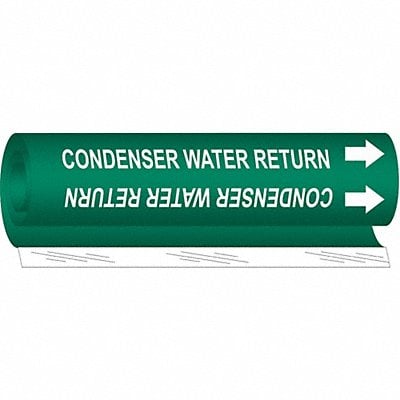 Pipe Marker Condenser Water Return 9in H MPN:5665-I