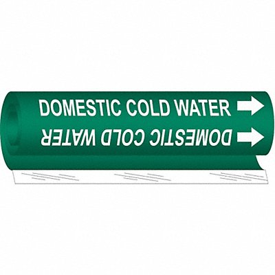 Pipe Mrkr Domestic Cold Watr 9in H 8in W MPN:5673-I