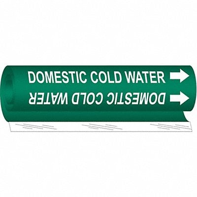 Pipe Mrkr Domestic Cold Watr 5in H 8in W MPN:5673-O