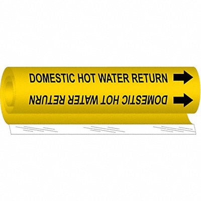 Pipe Marker Domestic Hot Water Return MPN:5676-II