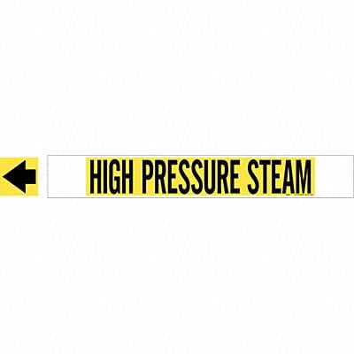 Pipe Mrkr High Prssre Steam 4in H 24in W MPN:5706-HPHV