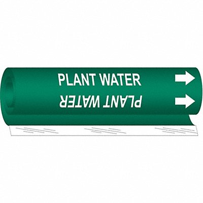 Pipe Marker Plant Water 26 in H 12 in W MPN:5739-II