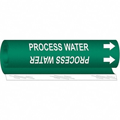 Pipe Marker Process Water 9 in H 8 in W MPN:5747-I