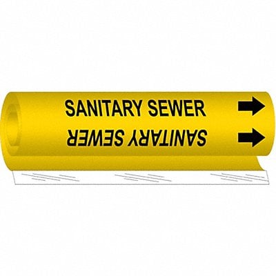 Pipe Marker Sanitary Sewer 9 in H 8 in W MPN:5755-I