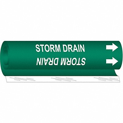 Pipe Marker Storm Drain 26 in H 12 in W MPN:5769-II
