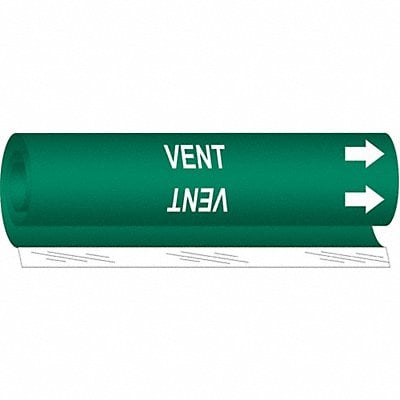 Pipe Marker Vent 9 in H 8 in W MPN:5780-I