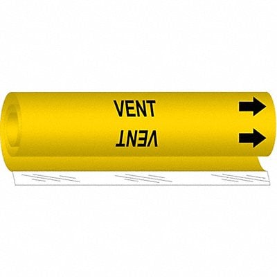 Pipe Marker Vent 9 in H 8 in W MPN:5781-I