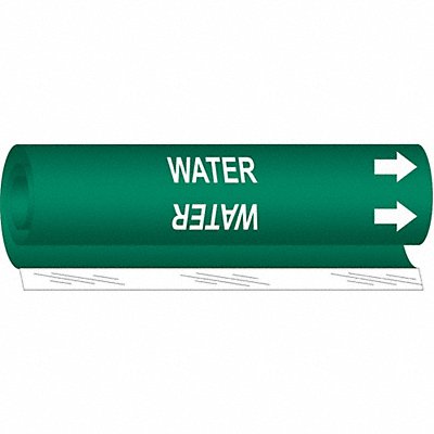 Pipe Marker Water 9 in H 8 in W MPN:5786-I