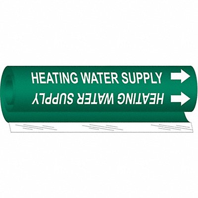 Pipe Mrkr Heating Watr Spply 9in H 8in W MPN:5826-I