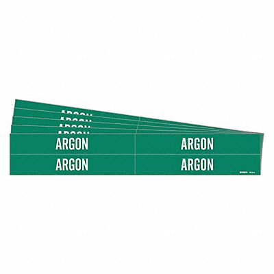 Pipe Marker Adhesive White Argon PK5 MPN:7015-4-PK