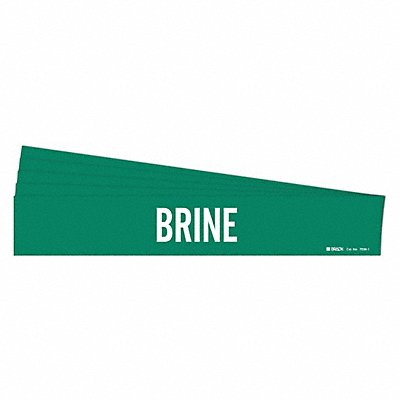 Pipe Marker Adhesive White Brine PK5 MPN:7036-1-PK