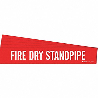 Pipe Marker Fire Dry Stand Pipe PK5 MPN:7108-1-PK