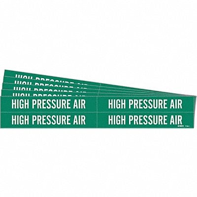 Pipe Marker White High Pressure Air PK5 MPN:7136-4-PK