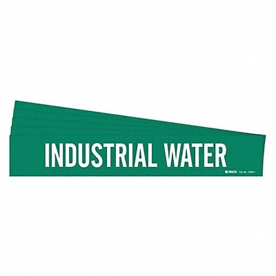 Pipe Marker Industrial Water PK5 MPN:7163-1-PK