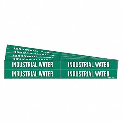 Pipe Marker Industrial Water PK5 MPN:7163-4-PK