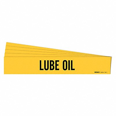 Pipe Marker Adhesive Black Lube Oil PK5 MPN:7181-1-PK