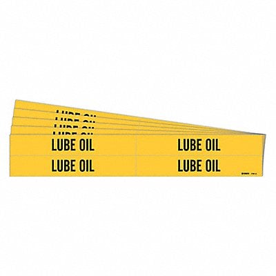 Pipe Marker Adhesive Black Lube Oil PK5 MPN:7181-4-PK