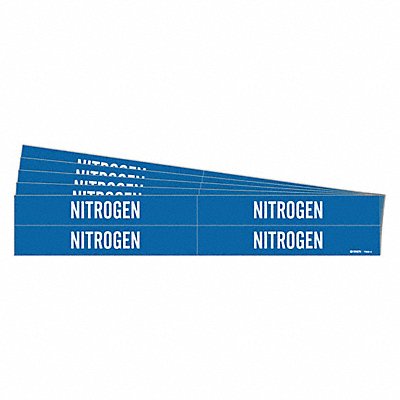 Pipe Marker Adhesive White Nitrogen PK5 MPN:7200-4-PK