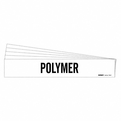 Pipe Marker Adhesive Black Polymer PK5 MPN:7216-1-PK