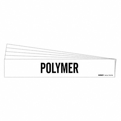 Pipe Marker Adhesive Black Polymer PK5 MPN:7216-1HV-PK