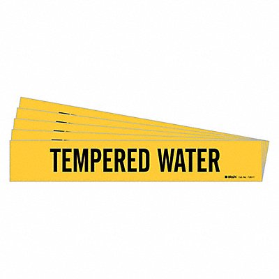 Pipe Marker Tempered Water PK5 MPN:7283-1-PK