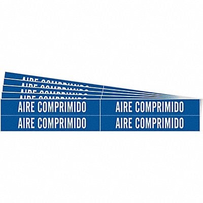 Pipe Marker White Aire Comprimido PK5 MPN:83456-PK