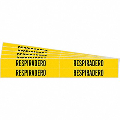 Pipe Marker Black Respiradero PK5 MPN:83573-PK