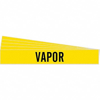 Pipe Marker Adhesive Black Vapor PK5 MPN:83590-PK